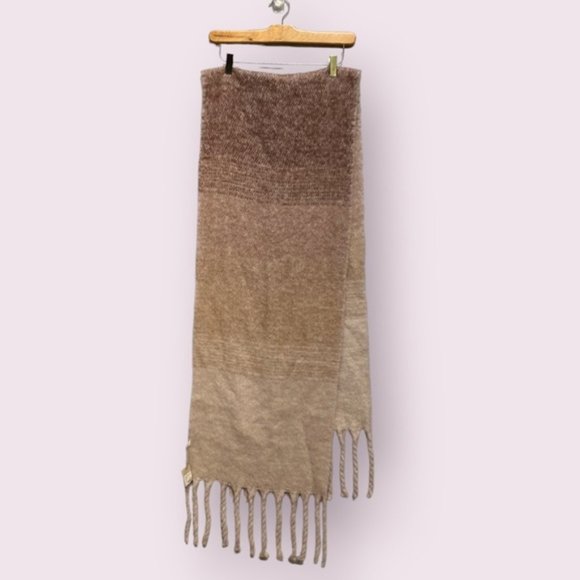 Shades of Grey Accessories - Shades of Neutral Soft Tone Acrylic Scarf